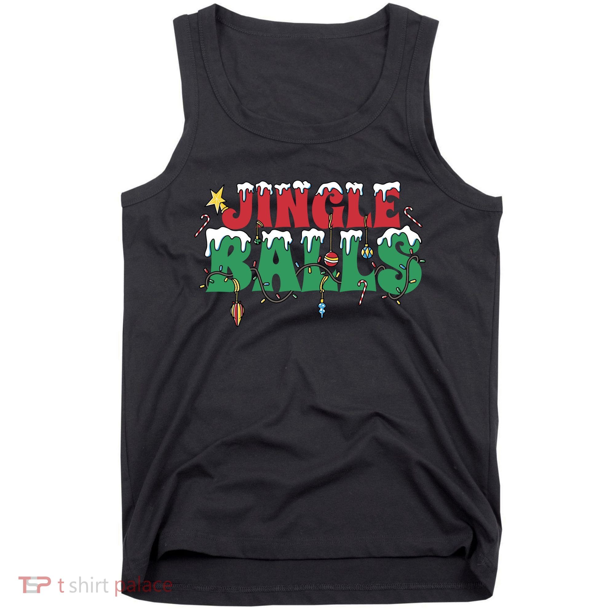 Jingle Balls Funny Christmas Holiday Tank Top