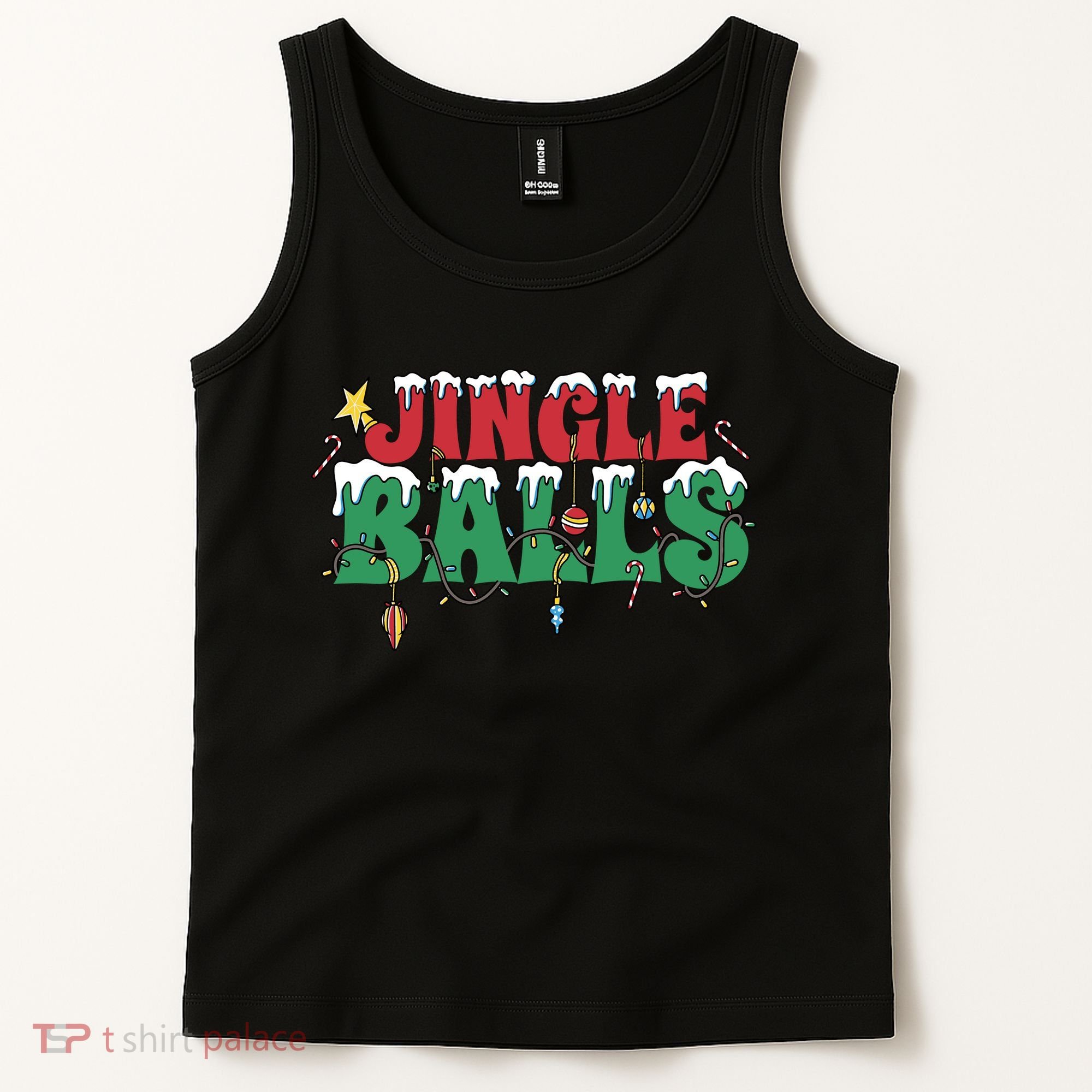 Jingle Balls Funny Christmas Holiday Tank Top
