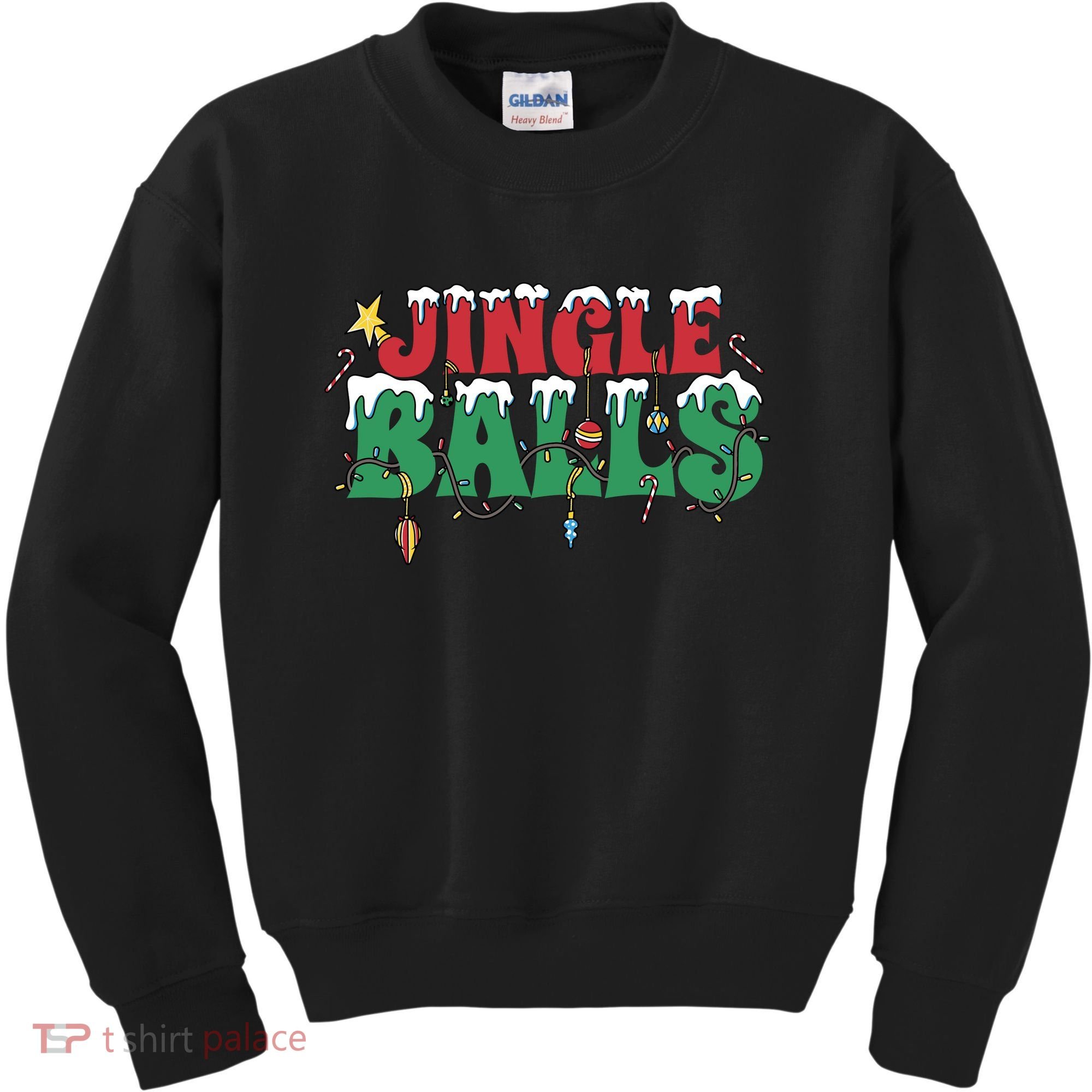 Jingle Balls Funny Christmas Holiday Kids Sweatshirt