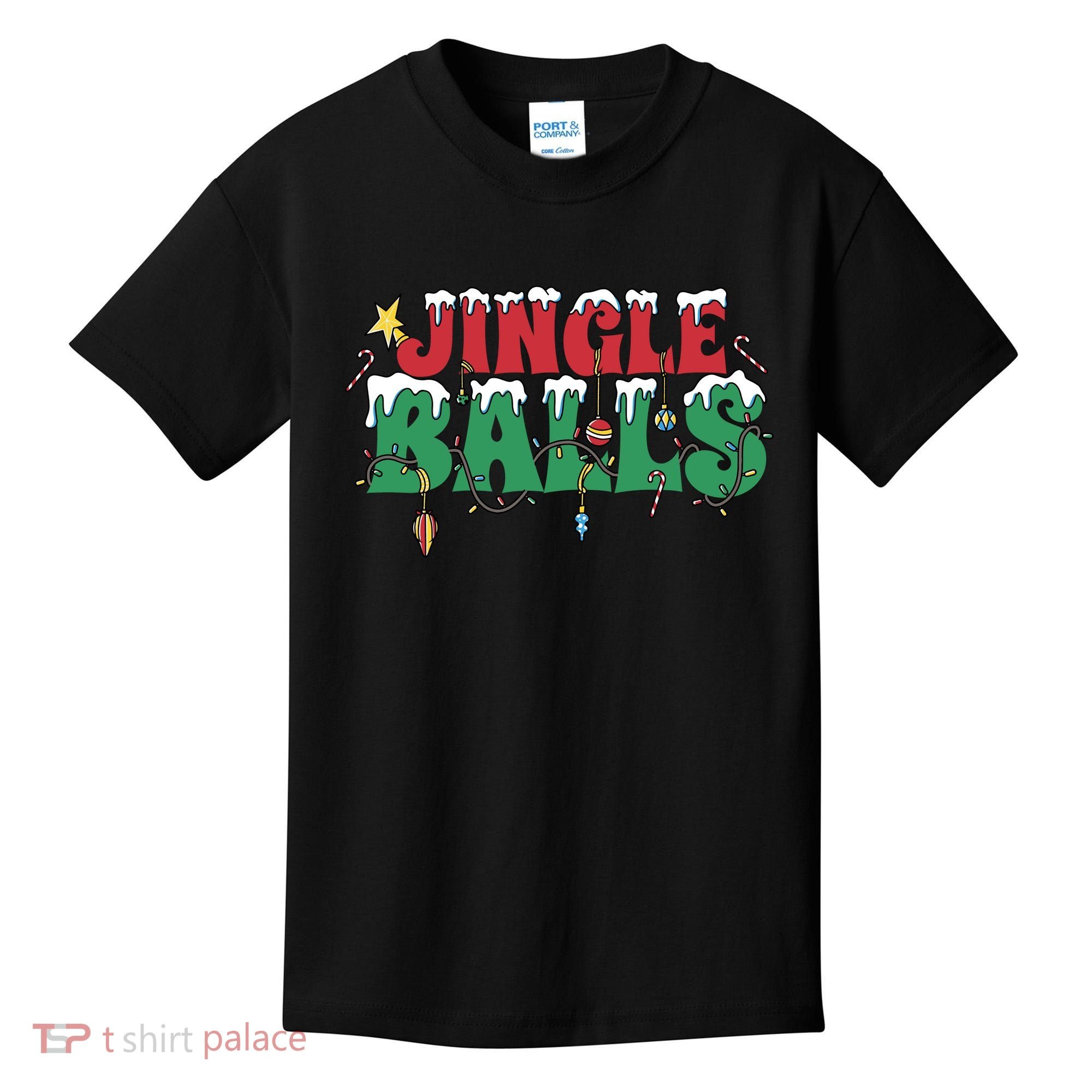 Jingle Balls Funny Christmas Holiday Kids T-Shirt