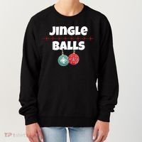 Jingle Balls Funny Matching Couple Chestnuts Women's Sweatshirt thumb 0