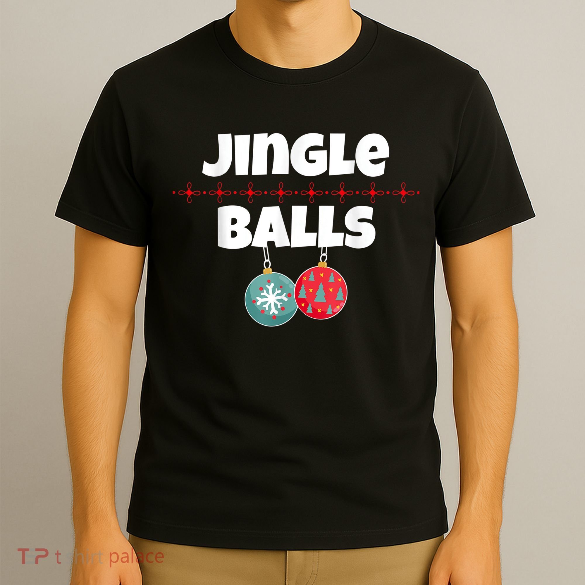 Jingle Balls Funny Matching Couple Chestnuts T-Shirt