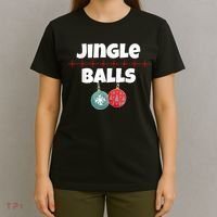 Jingle Balls Funny Matching Couple Chestnuts T-Shirt thumb 4