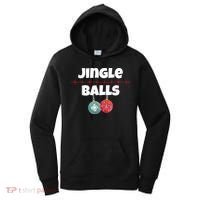 Jingle Balls Funny Matching Couple Chestnuts Women's Hoodie thumb 0