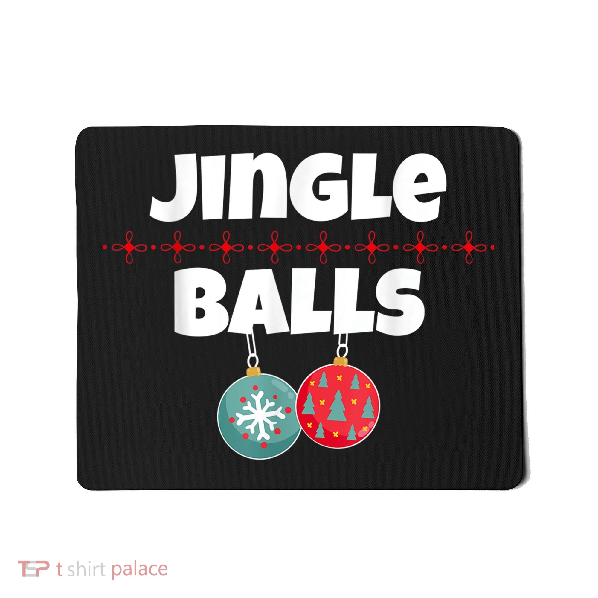 Jingle Balls Funny Matching Couple Chestnuts Mousepad