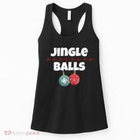 Jingle Balls Funny Matching Couple Chestnuts Women's Tank Top thumb 0