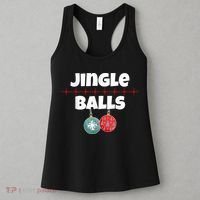 Jingle Balls Funny Matching Couple Chestnuts Women's Tank Top thumb 3