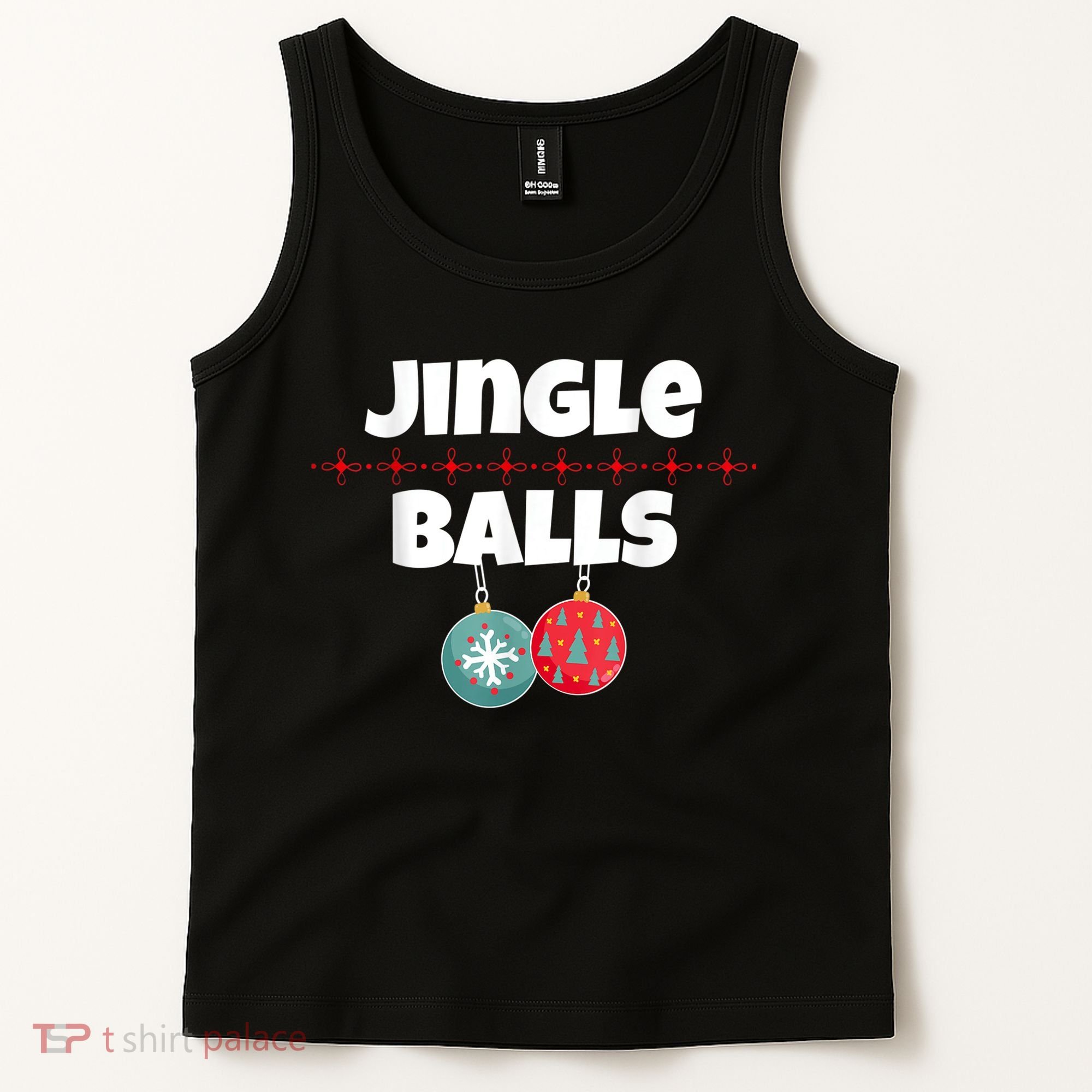 Jingle Balls Funny Matching Couple Chestnuts Tank Top