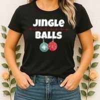 Jingle Balls Funny Matching Couple Chestnuts Women's T-Shirt thumb 2
