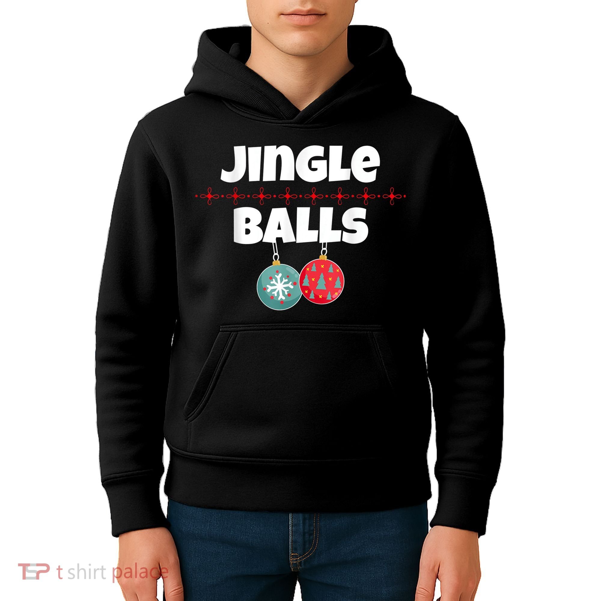 Jingle Balls Funny Matching Couple Chestnuts Kids Hoodie