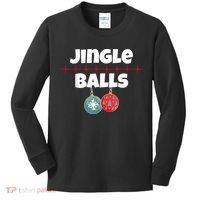 Jingle Balls Funny Matching Couple Chestnuts Kids Long Sleeve Shirt thumb 0
