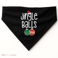 Jingle Balls Festive Christmas Holiday USA-Made Doggie Bandana thumb 0