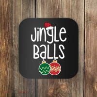Jingle Balls Festive Christmas Holiday Coaster thumb 0