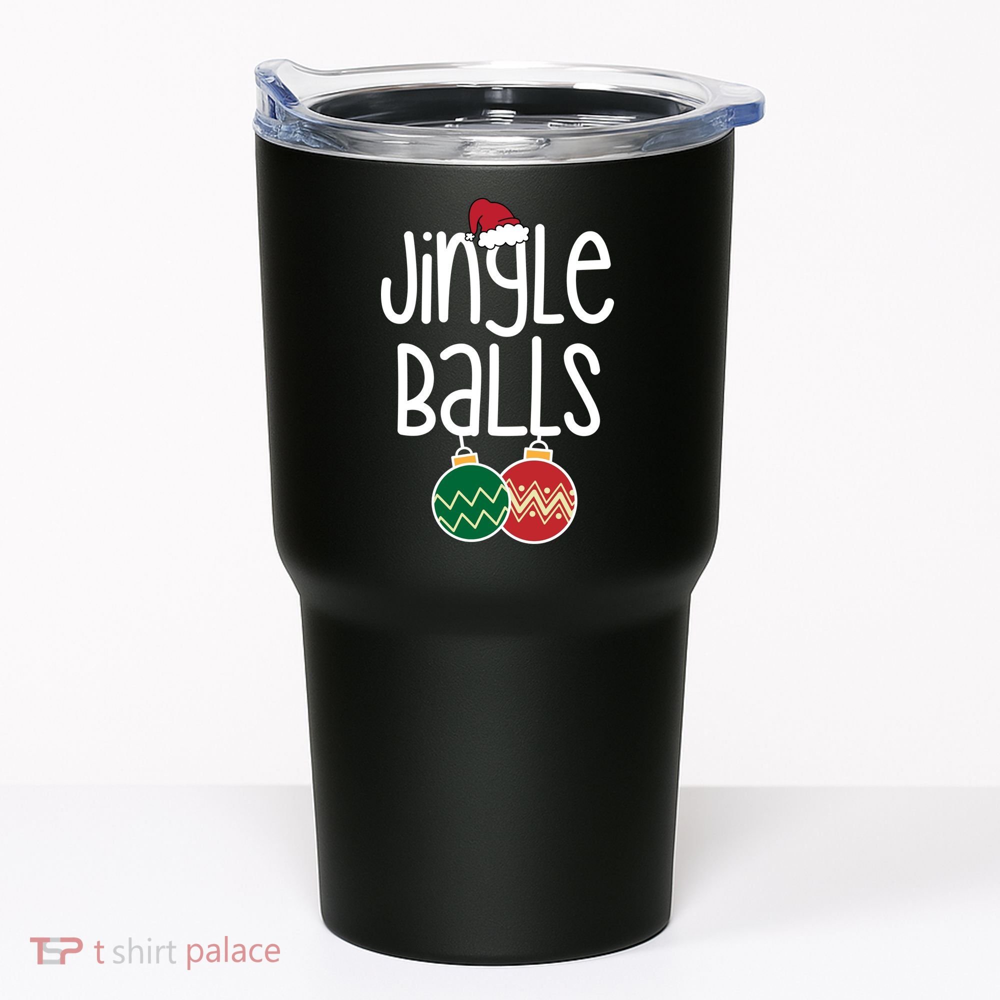 Jingle Balls Festive Christmas Holiday Tumbler