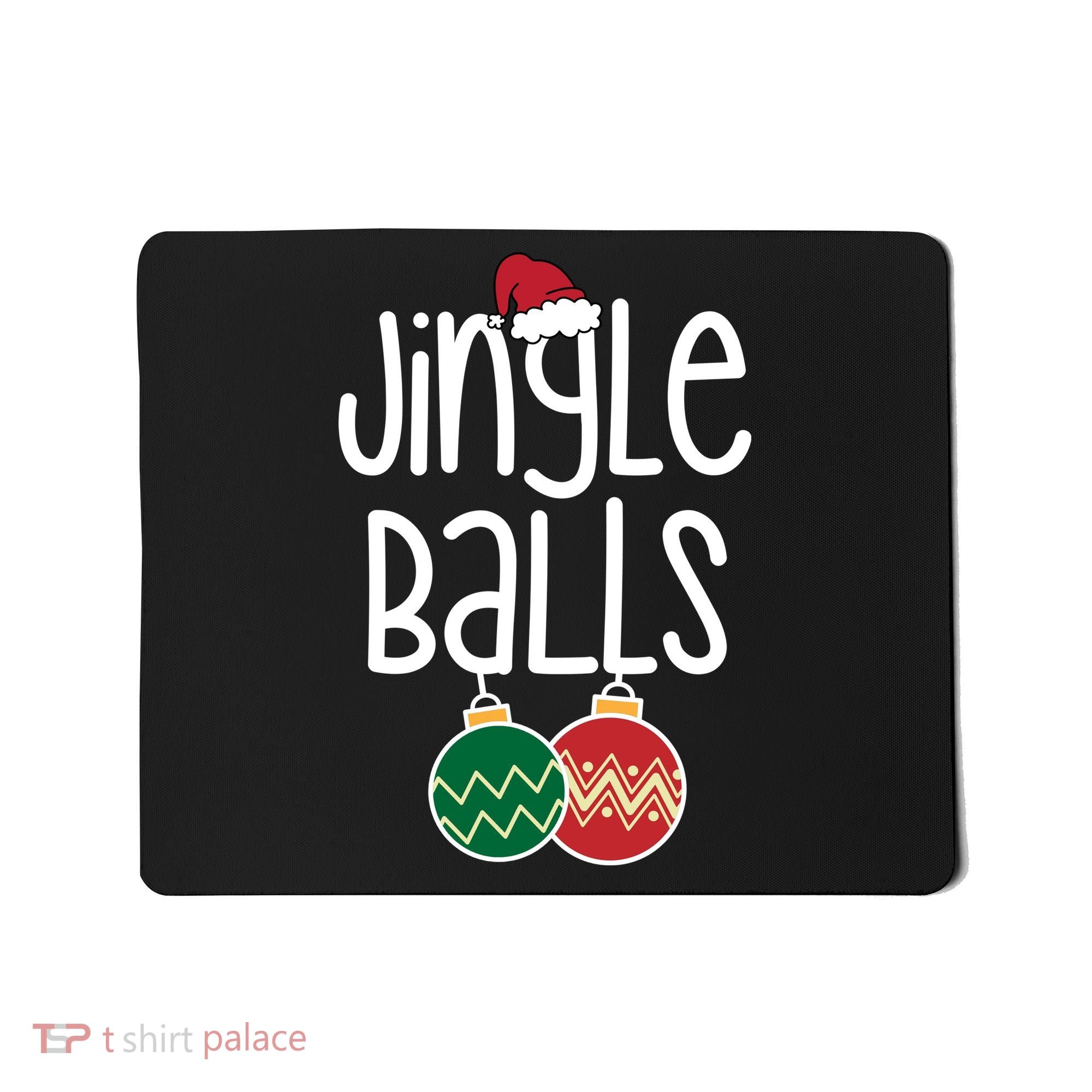 Jingle Balls Festive Christmas Holiday Mousepad