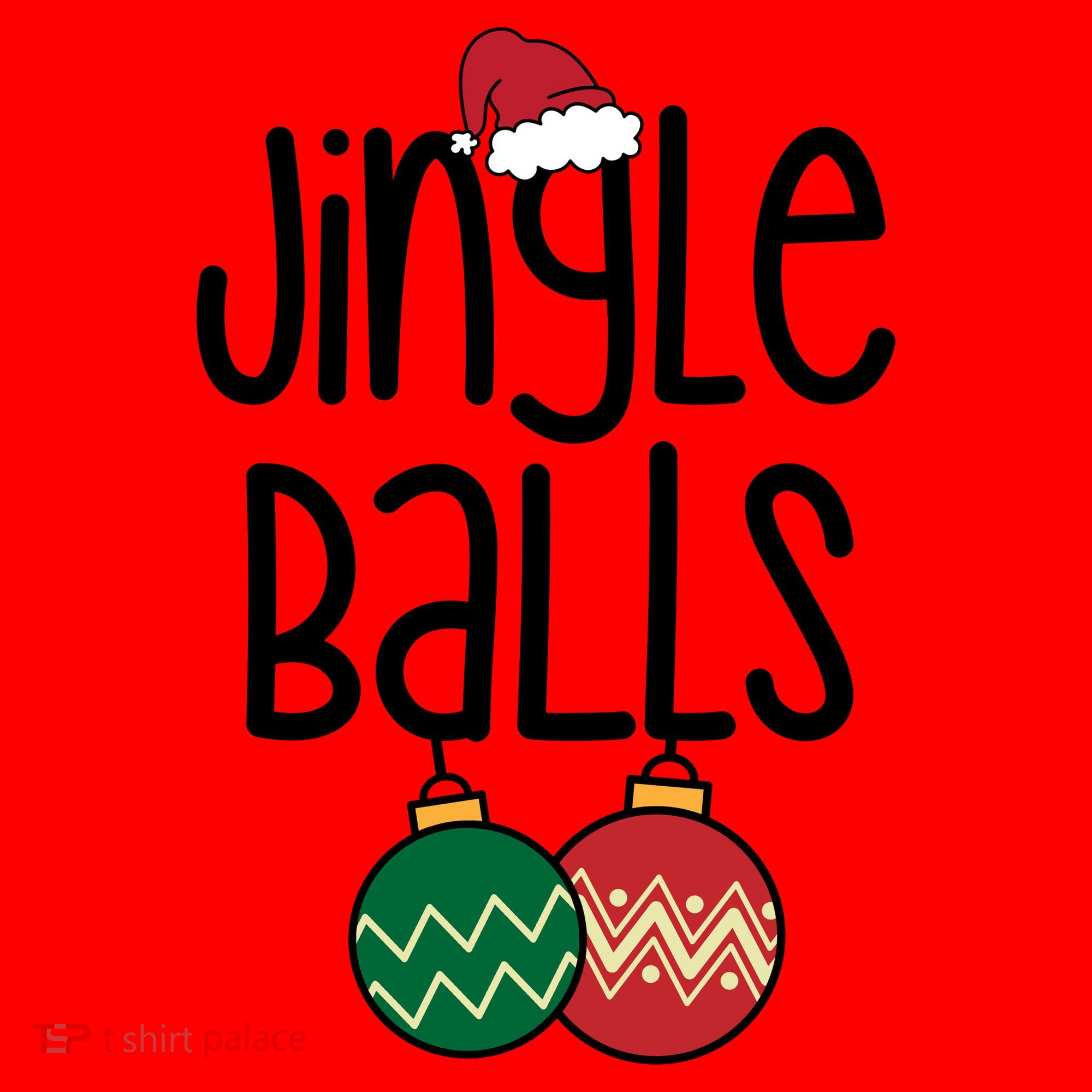 Jingle Balls Festive Christmas Holiday Santa Hat