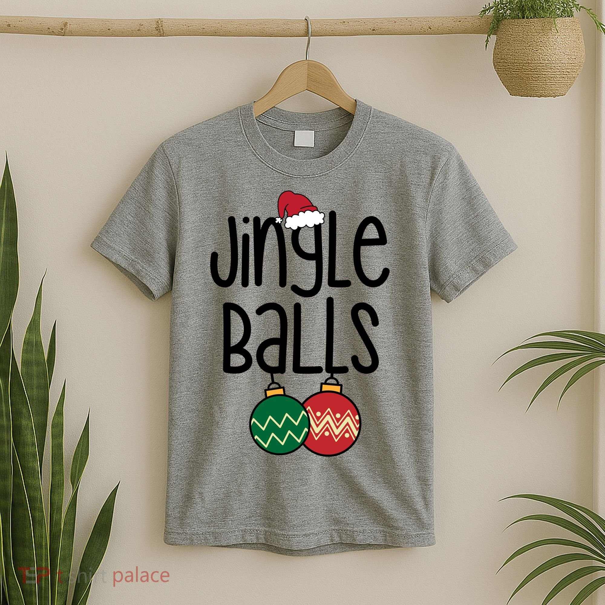 Jingle Balls Festive Christmas Holiday T-Shirt