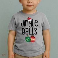 Jingle Balls Festive Christmas Holiday Toddler T-Shirt thumb 2