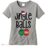 Jingle Balls Festive Christmas Holiday Women's T-Shirt thumb 0