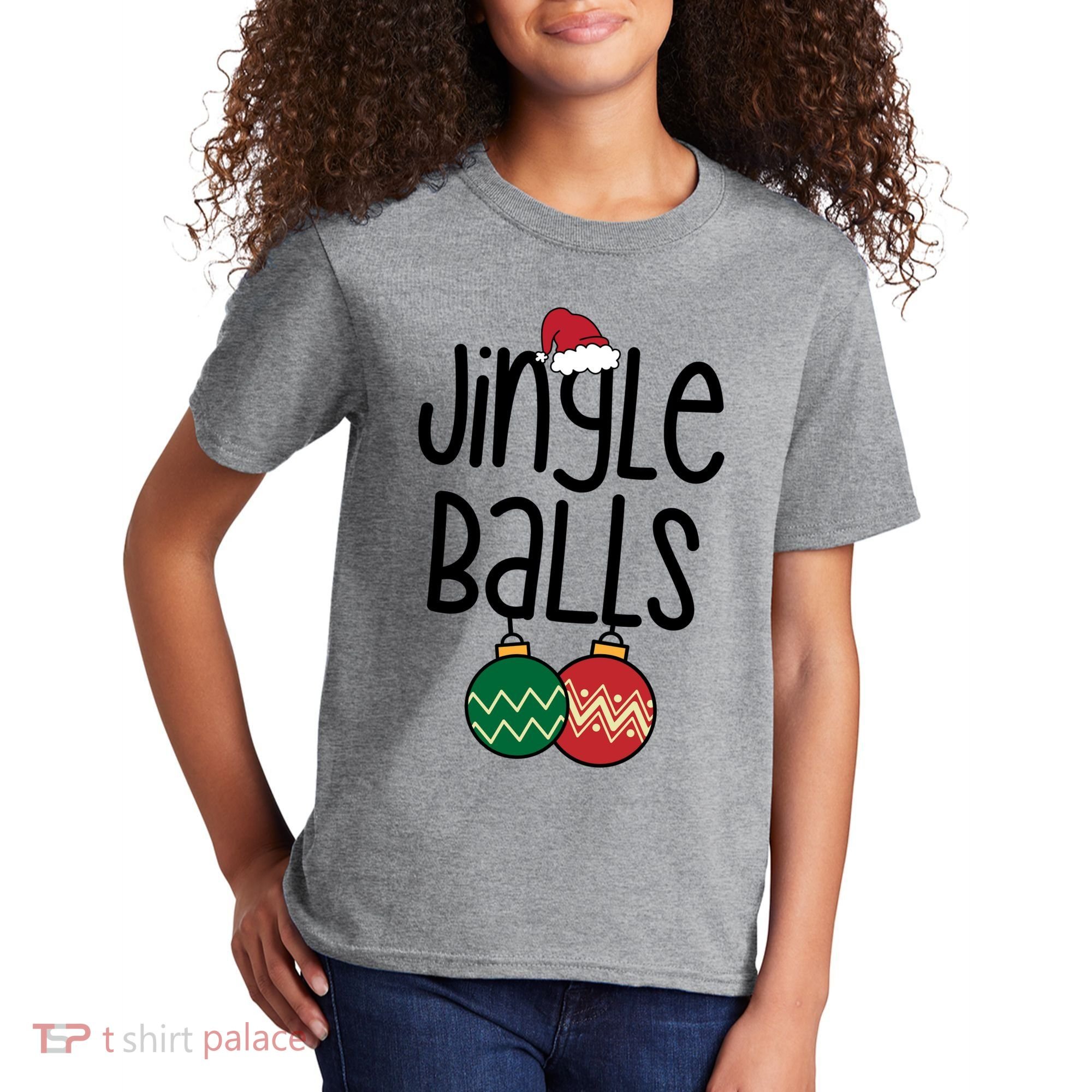 Jingle Balls Festive Christmas Holiday Kids T-Shirt