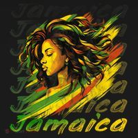 Jamaican Black Girl Jamaica Flag Hair Women T-Shirt thumb 7