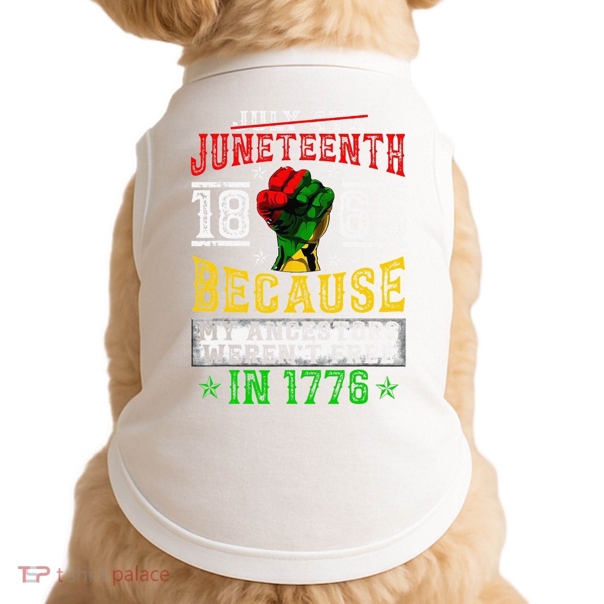 Juneteenth Black History Pride African American Freedom Doggie Tank