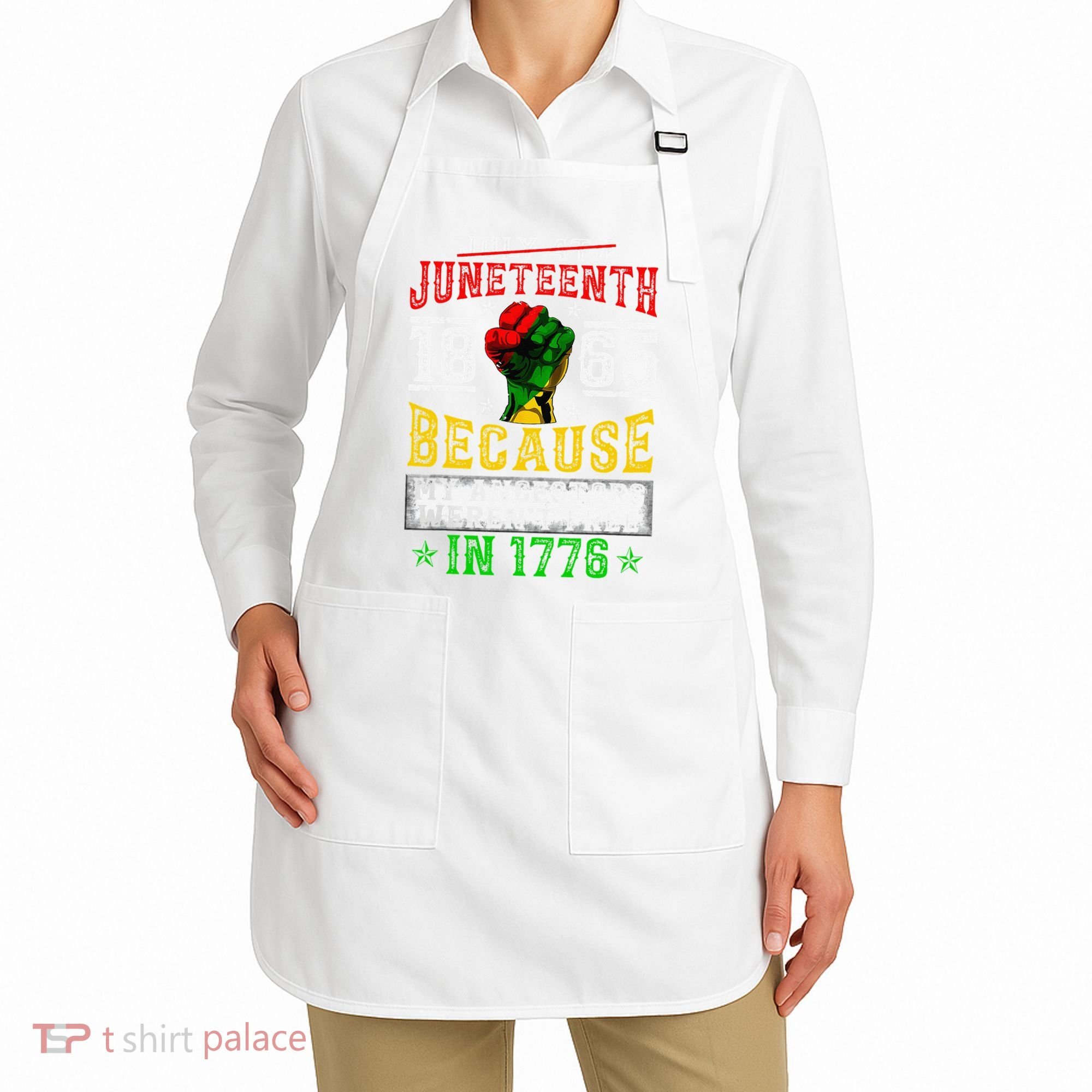 Juneteenth Black History Pride African American Freedom Apron