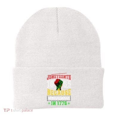 Juneteenth Black History Pride African American Freedom Beanie