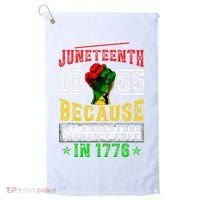 Juneteenth Black History Pride African American Freedom Golf Towel thumb 0