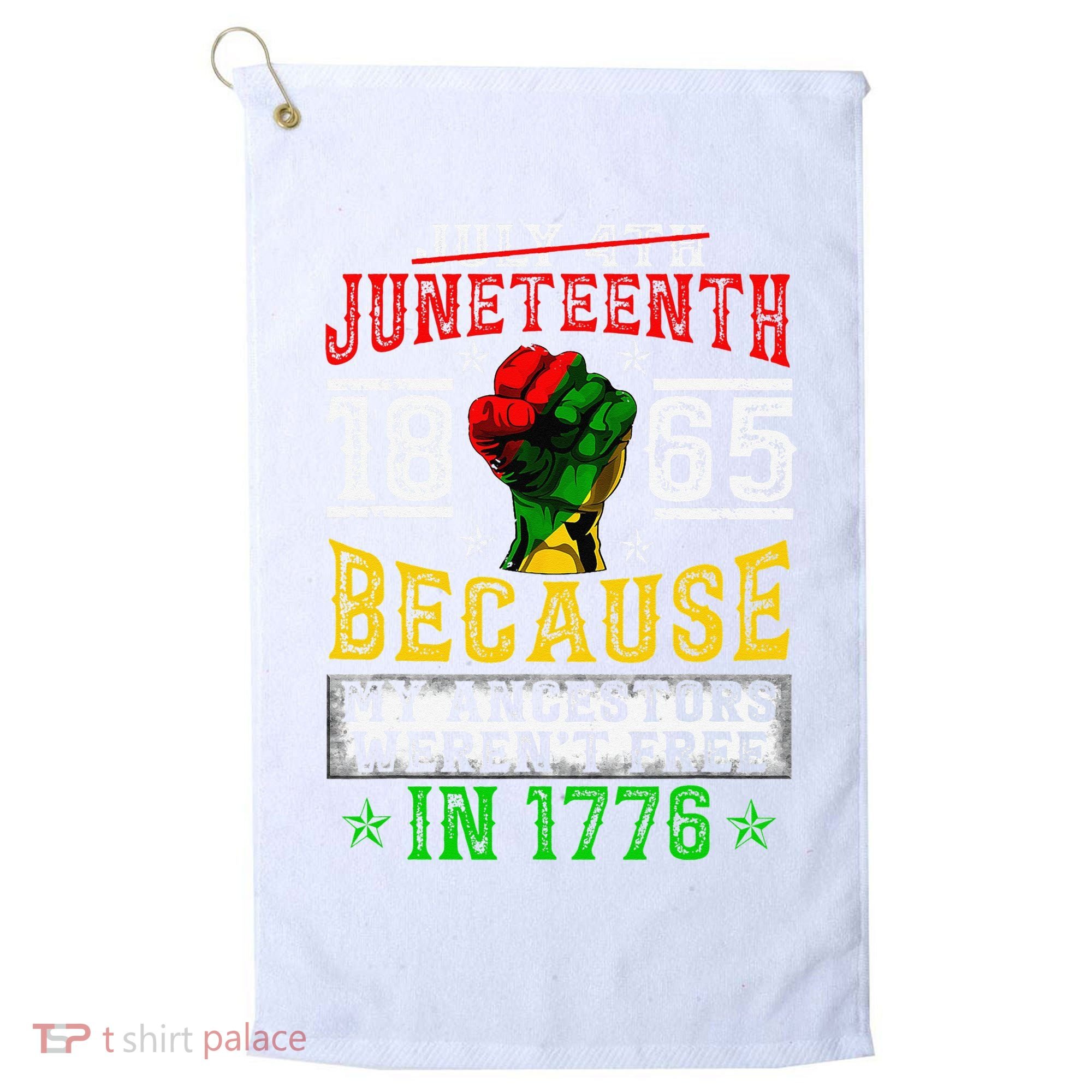 Juneteenth Black History Pride African American Freedom Golf Towel