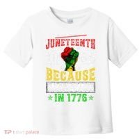 Juneteenth Black History Pride African American Freedom Toddler T-Shirt thumb 0