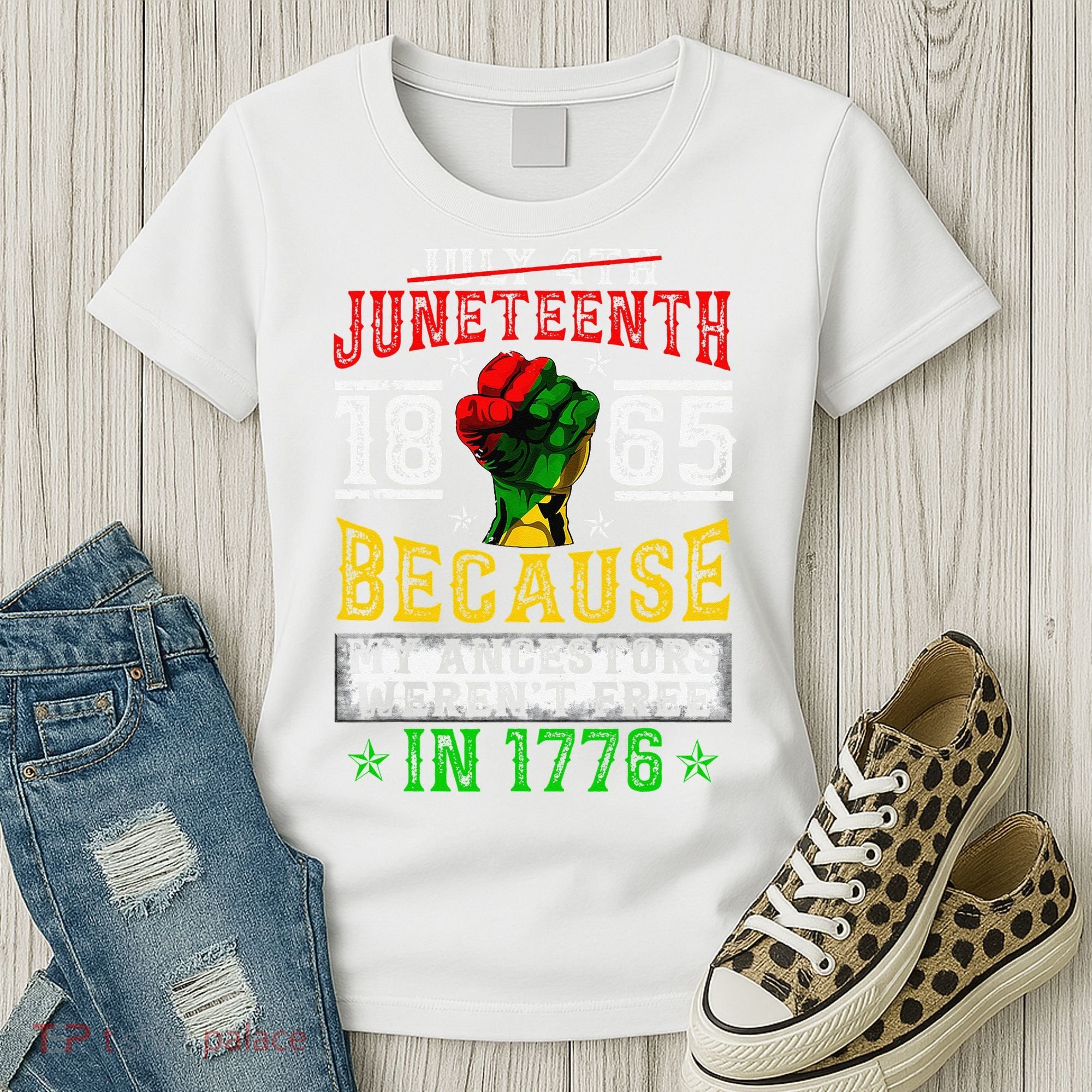 Juneteenth Black History Pride African American Freedom Women's T-Shirt