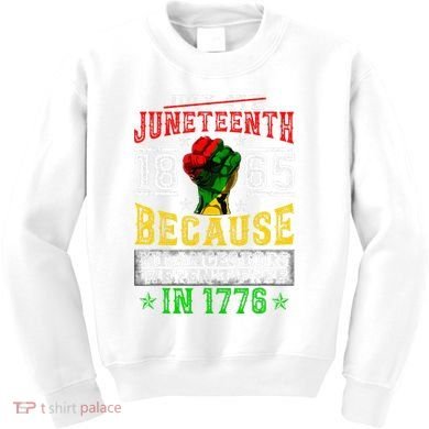 Juneteenth Black History Pride African American Freedom Kids Sweatshirt