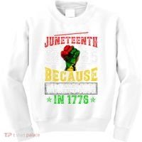 Juneteenth Black History Pride African American Freedom Kids Sweatshirt thumb 0