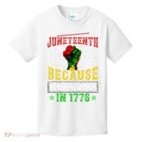 Juneteenth Black History Pride African American Freedom Kids T-Shirt thumb 0