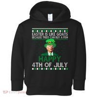 Joe Biden Happy 4th Of July Confused St Patricks Day Funny Toddler Hoodie thumb 0