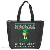 Joe Biden Happy 4th Of July Confused St Patricks Day Funny Tote Bag thumb 0