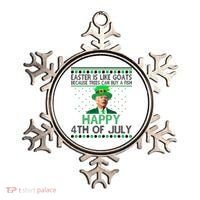 Joe Biden Happy 4th Of July Confused St Patricks Day Funny Ornament thumb 0