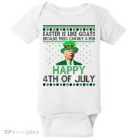 Joe Biden Happy 4th Of July Confused St Patricks Day Funny Baby Bodysuit thumb 0