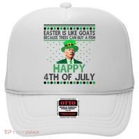 Joe Biden Happy 4th Of July Confused St Patricks Day Funny Hat thumb 0