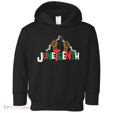 Juneteenth Black History Month Freedom Toddler Hoodie