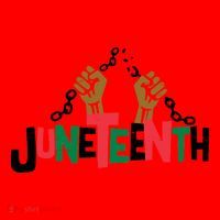 Juneteenth Black History Month Freedom Santa Hat thumb 1