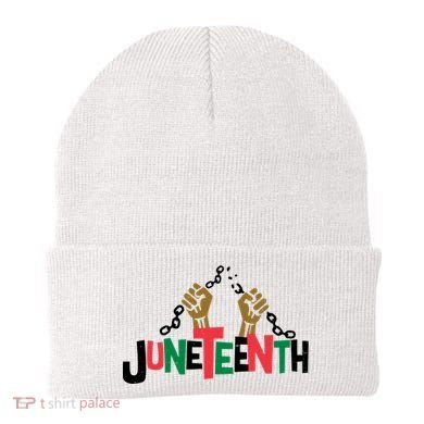 Juneteenth Black History Month Freedom Beanie