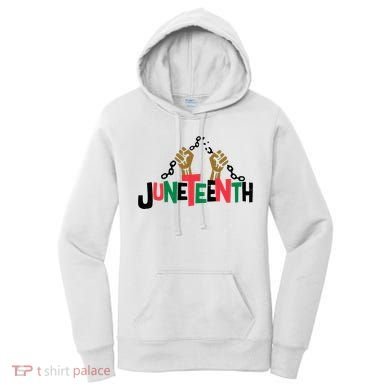Juneteenth Black History Month Freedom Women's Hoodie