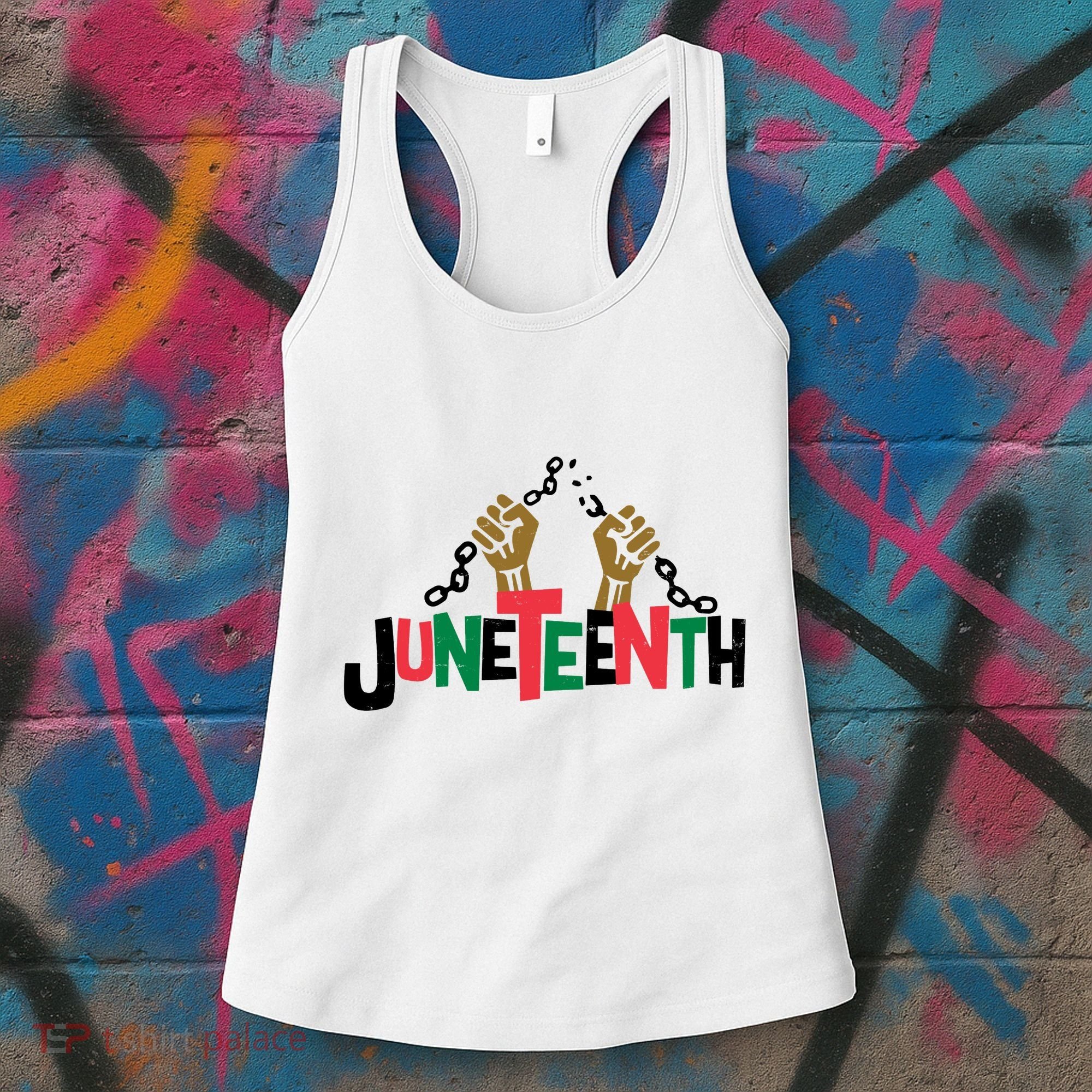 Juneteenth Black History Month Freedom Women's Tank Top