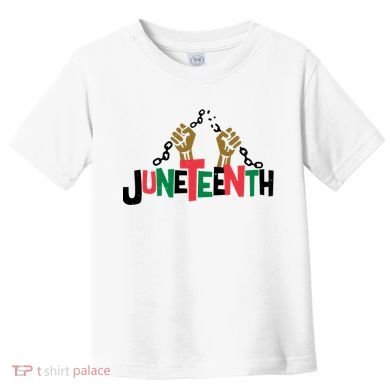 Juneteenth Black History Month Freedom Toddler T-Shirt