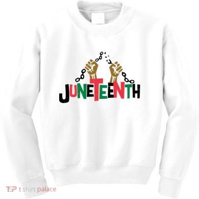 Juneteenth Black History Month Freedom Kids Sweatshirt