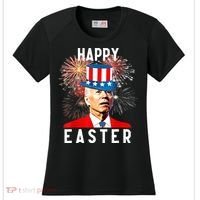 Joe Biden Happy Easter For Funny 4th Of July Women's Cooling Performance Crew T-Shirt thumb 0