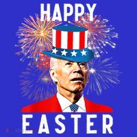 Joe Biden Happy Easter For Funny 4th Of July Women's Tank Top thumb 5