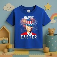 Joe Biden Happy Easter For Funny 4th Of July Toddler T-Shirt thumb 3